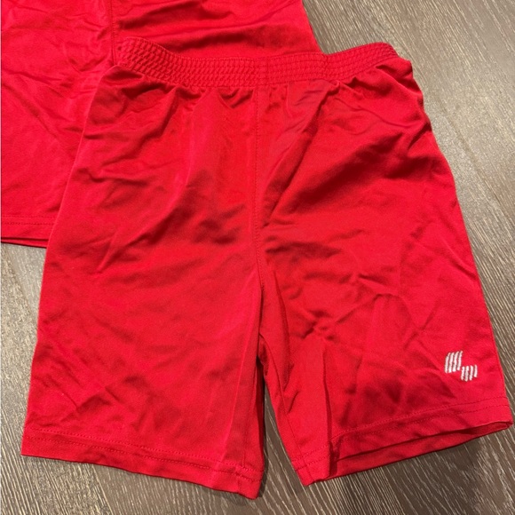 3 Piece Bundle Lot PLACE SPORT Kids Red and Gray Shorts Set - Picture 3 of 3